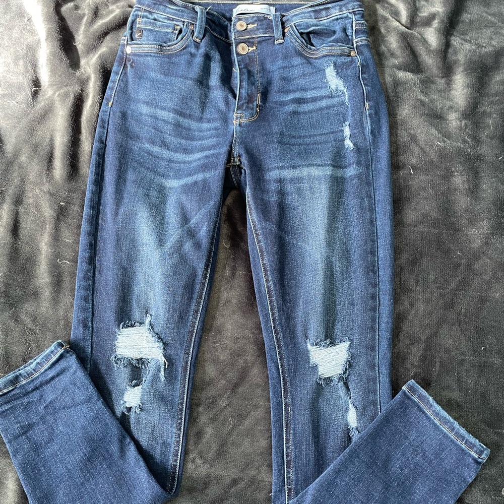 Kancan distressed jeans